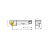 @S series 45° cassette toolholder - Makotools Industrial Supply Tools for Metal Cutting